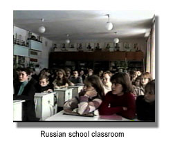 Russian school classroom